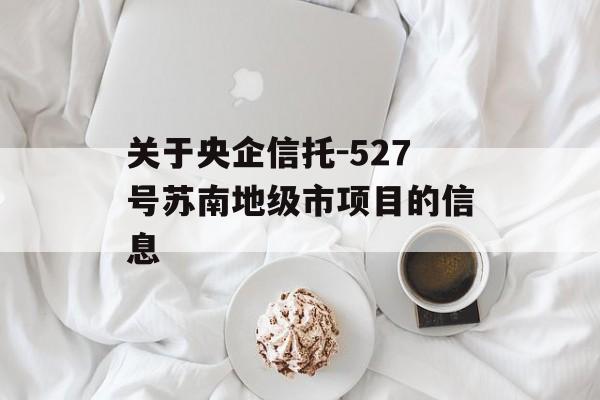 关于央企信托-527号苏南地级市项目的信息