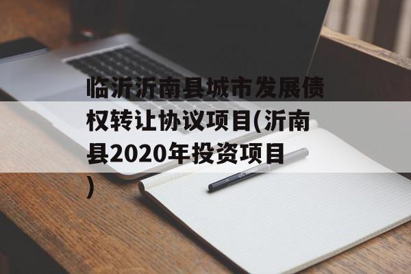 临沂沂南县城市发展债权转让协议项目(沂南县2020年投资项目)