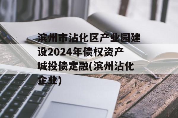 滨州市沾化区产业园建设2024年债权资产城投债定融(滨州沾化企业)