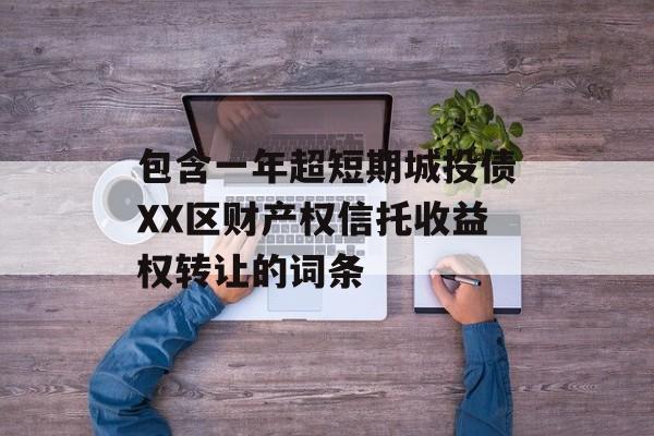 包含一年超短期城投债XX区财产权信托收益权转让的词条