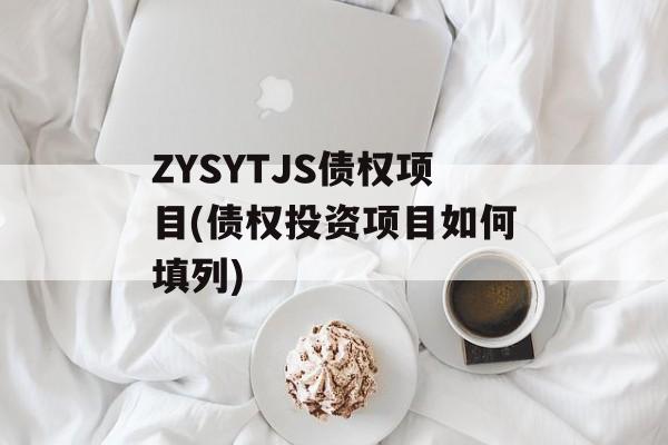 ZYSYTJS债权项目(债权投资项目如何填列)