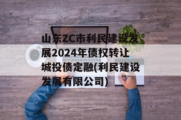 山东ZC市利民建设发展2024年债权转让城投债定融(利民建设发展有限公司)